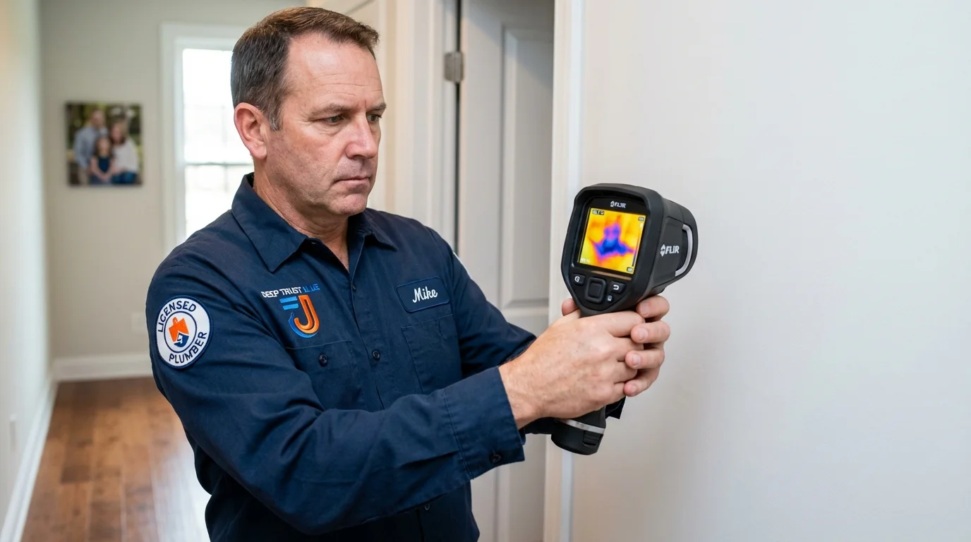 Thermal imaging leak detection by Johns Plumbing LLC in Mequon